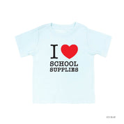 I ♥ School Supplies - Short Sleeve Child Shirt Little Mama Shirt Shop