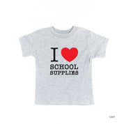 I ♥ School Supplies - Short Sleeve Child Shirt Little Mama Shirt Shop