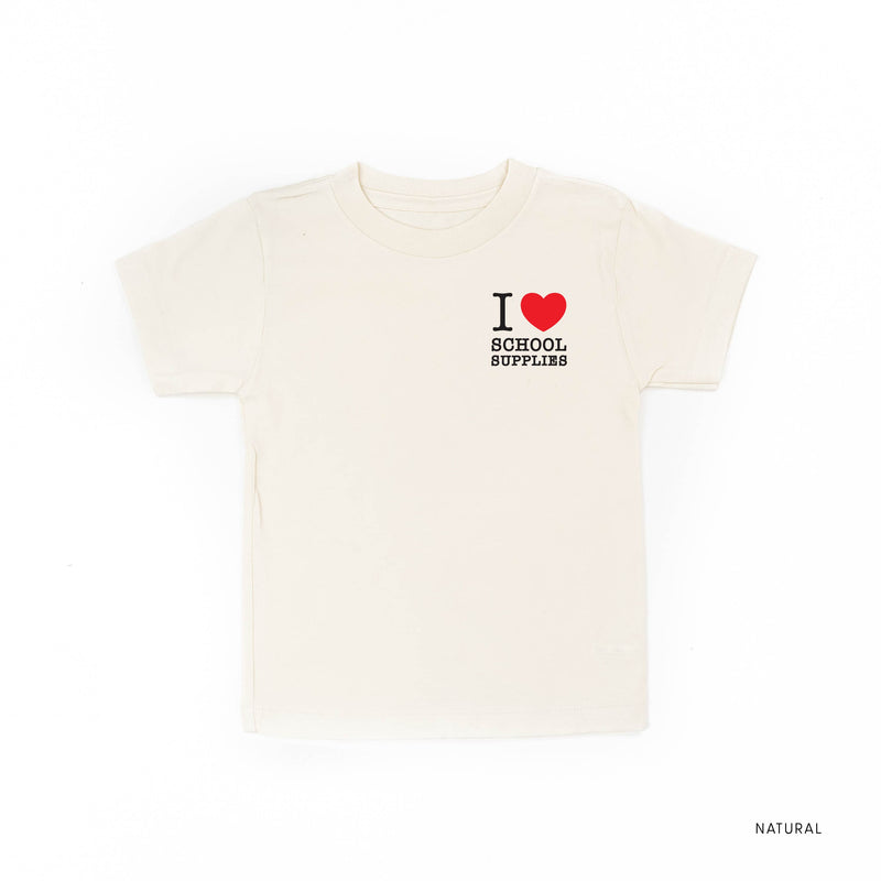 I ♥ School Supplies - Short Sleeve Child Shirt