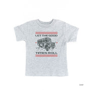 Let the Good Times Roll - School Bus - Short Sleeve Child Shirt Little Mama Shirt Shop