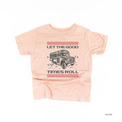 Let the Good Times Roll - School Bus - Short Sleeve Child Shirt Little Mama Shirt Shop