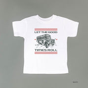 Let the Good Times Roll - School Bus - Short Sleeve Child Shirt Little Mama Shirt Shop
