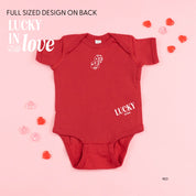 Lucky In Love - Dice (center & hd & b) - Child Tee Little Mama Shirt Shop