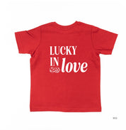 Lucky In Love - Dice (center & hd & b) - Child Tee Little Mama Shirt Shop