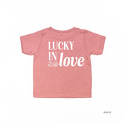 Lucky In Love - Dice (center & hd & b) - Child Tee Little Mama Shirt Shop