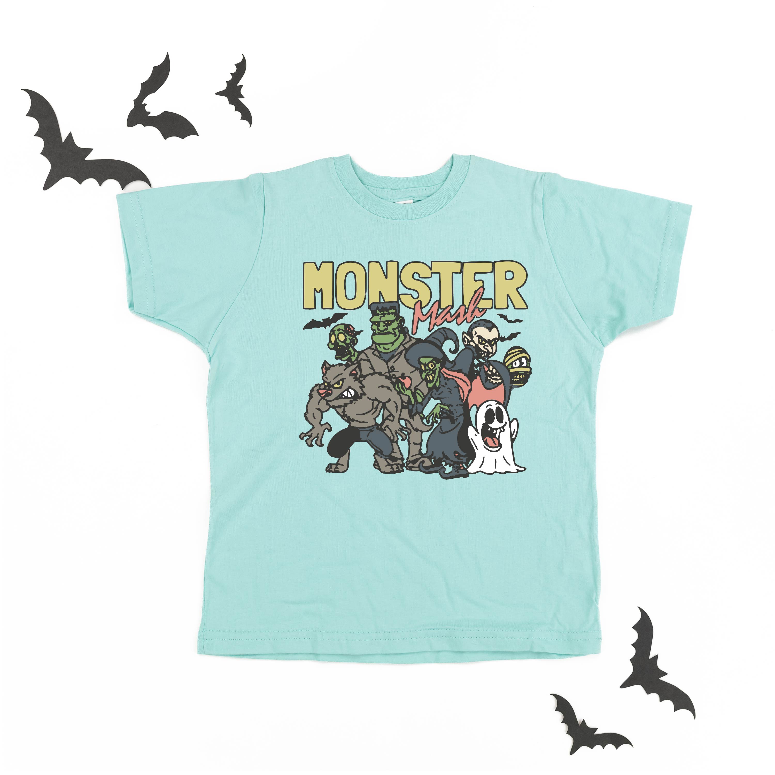 Monster Mash - Short Sleeve Child Shirt Little Mama Shirt Shop