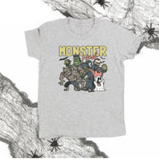 Monster Mash - Short Sleeve Child Shirt Little Mama Shirt Shop