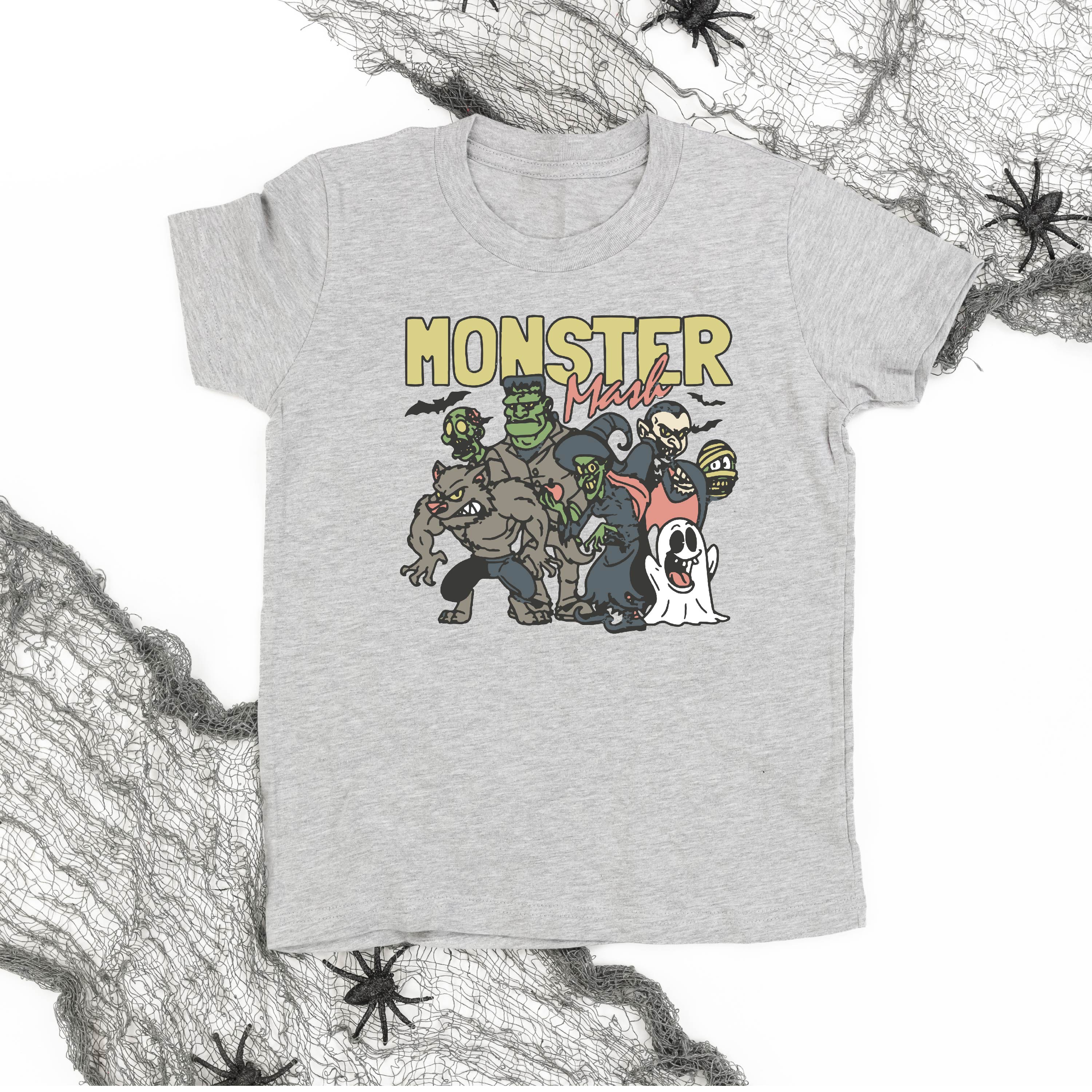 Monster Mash - Short Sleeve Child Shirt Little Mama Shirt Shop