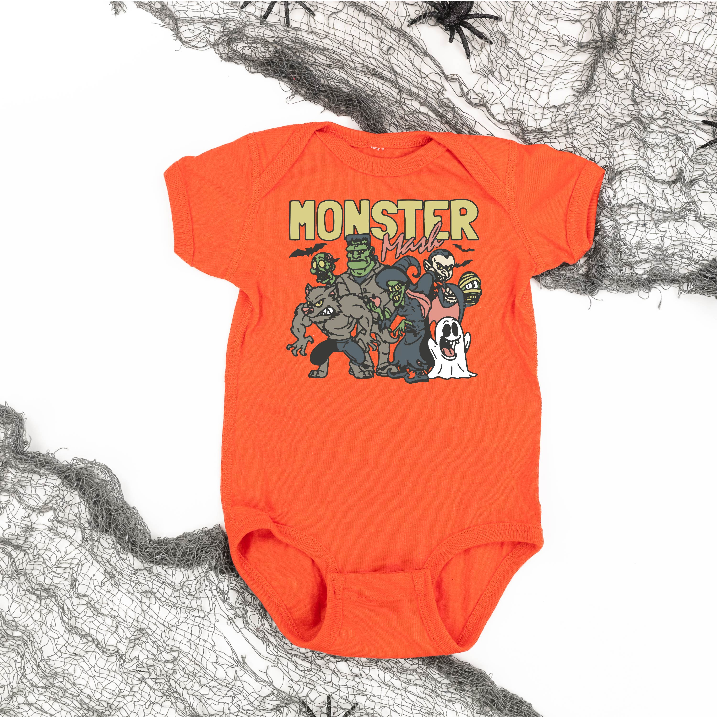 Monster Mash - Short Sleeve Child Shirt Little Mama Shirt Shop