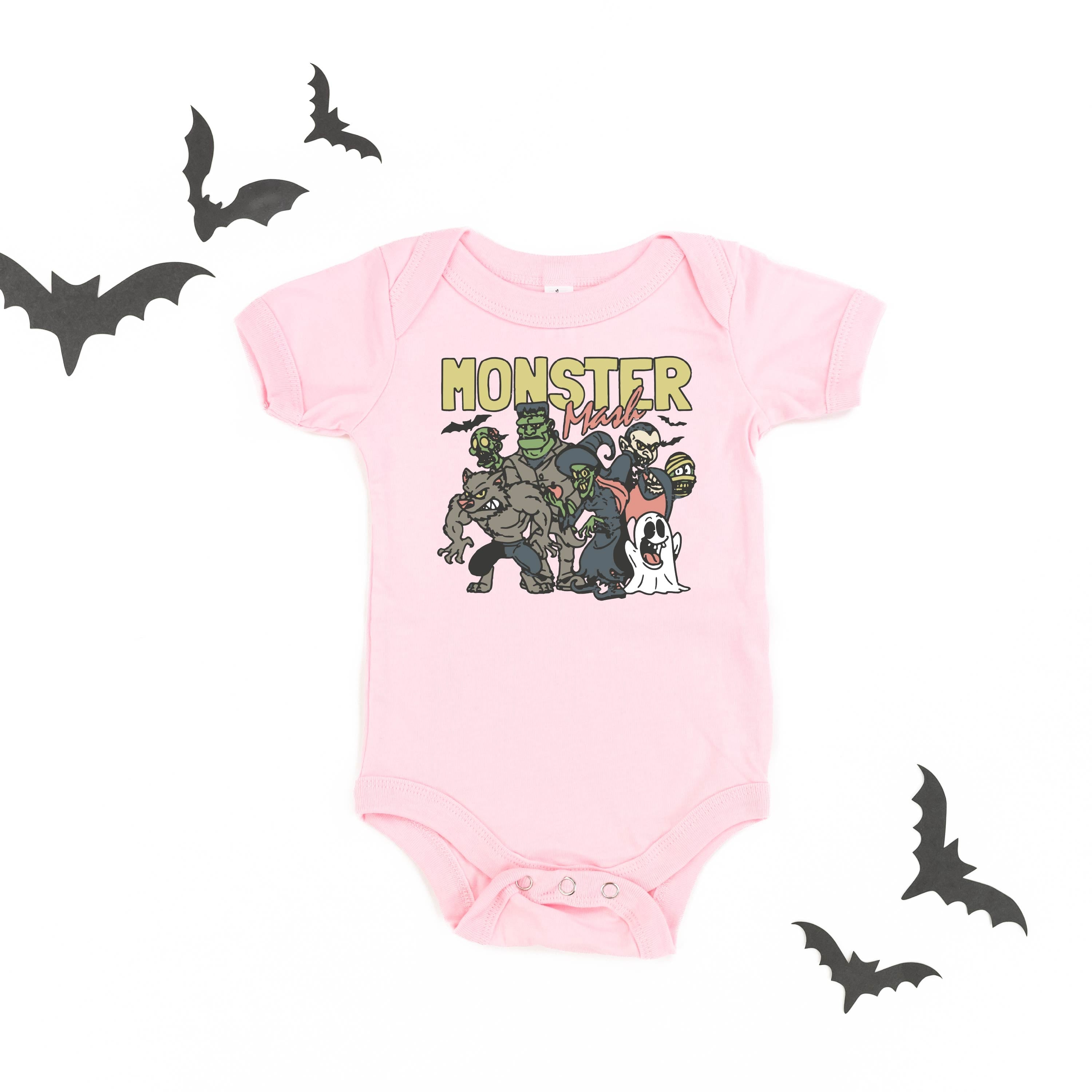 Monster Mash - Short Sleeve Child Shirt Little Mama Shirt Shop
