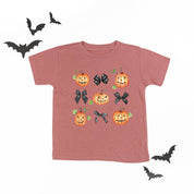 Pumpkins-n-Bows - Short Sleeve Child Shirt Little Mama Shirt Shop