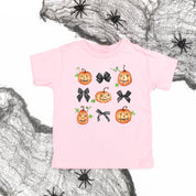Pumpkins-n-Bows - Short Sleeve Child Shirt Little Mama Shirt Shop