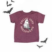 Rollin' Into Halloween - Short Sleeve Child Shirt Little Mama Shirt Shop