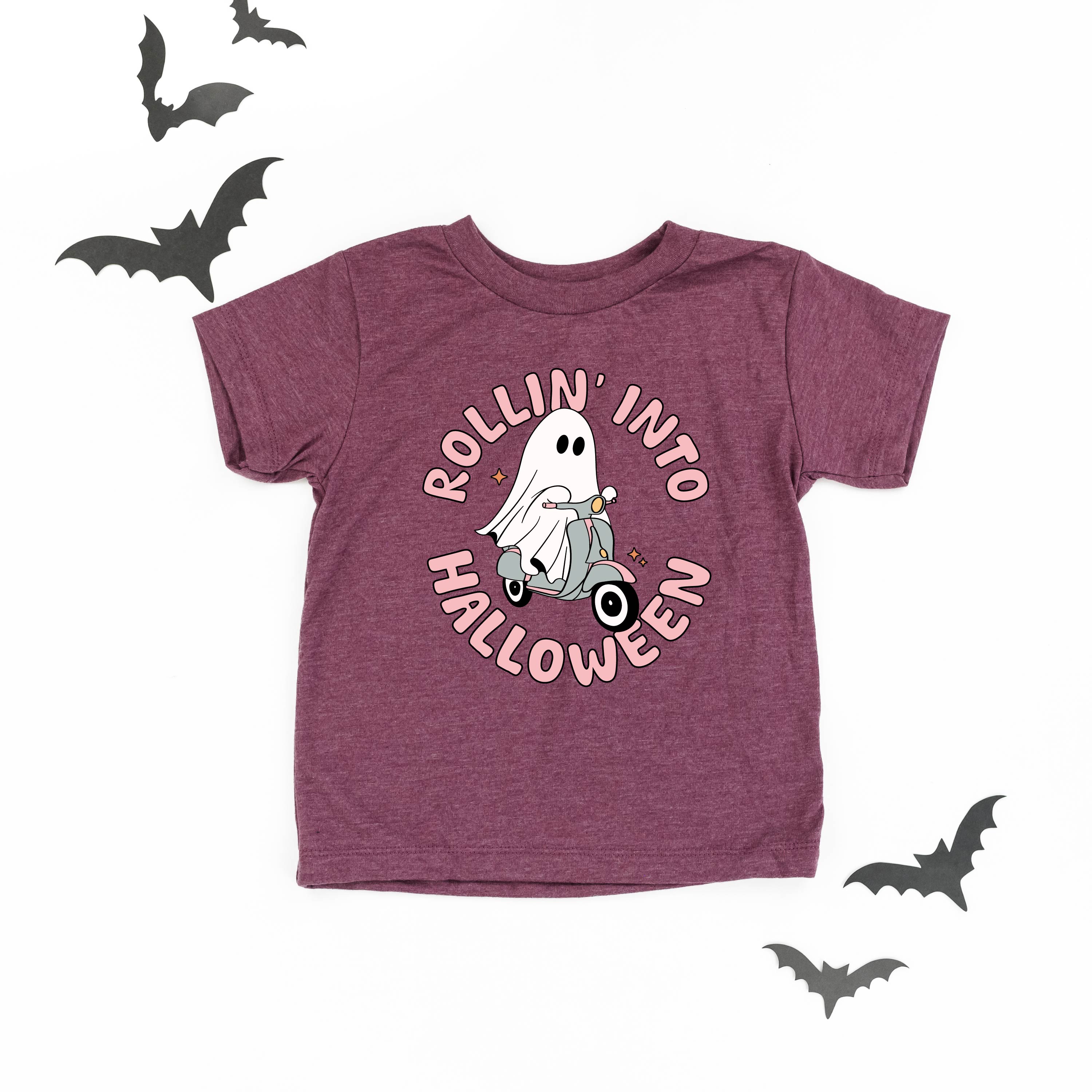 Rollin' Into Halloween - Short Sleeve Child Shirt Little Mama Shirt Shop