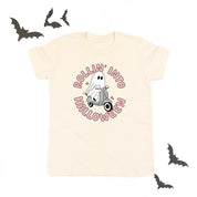 Rollin' Into Halloween - Short Sleeve Child Shirt Little Mama Shirt Shop