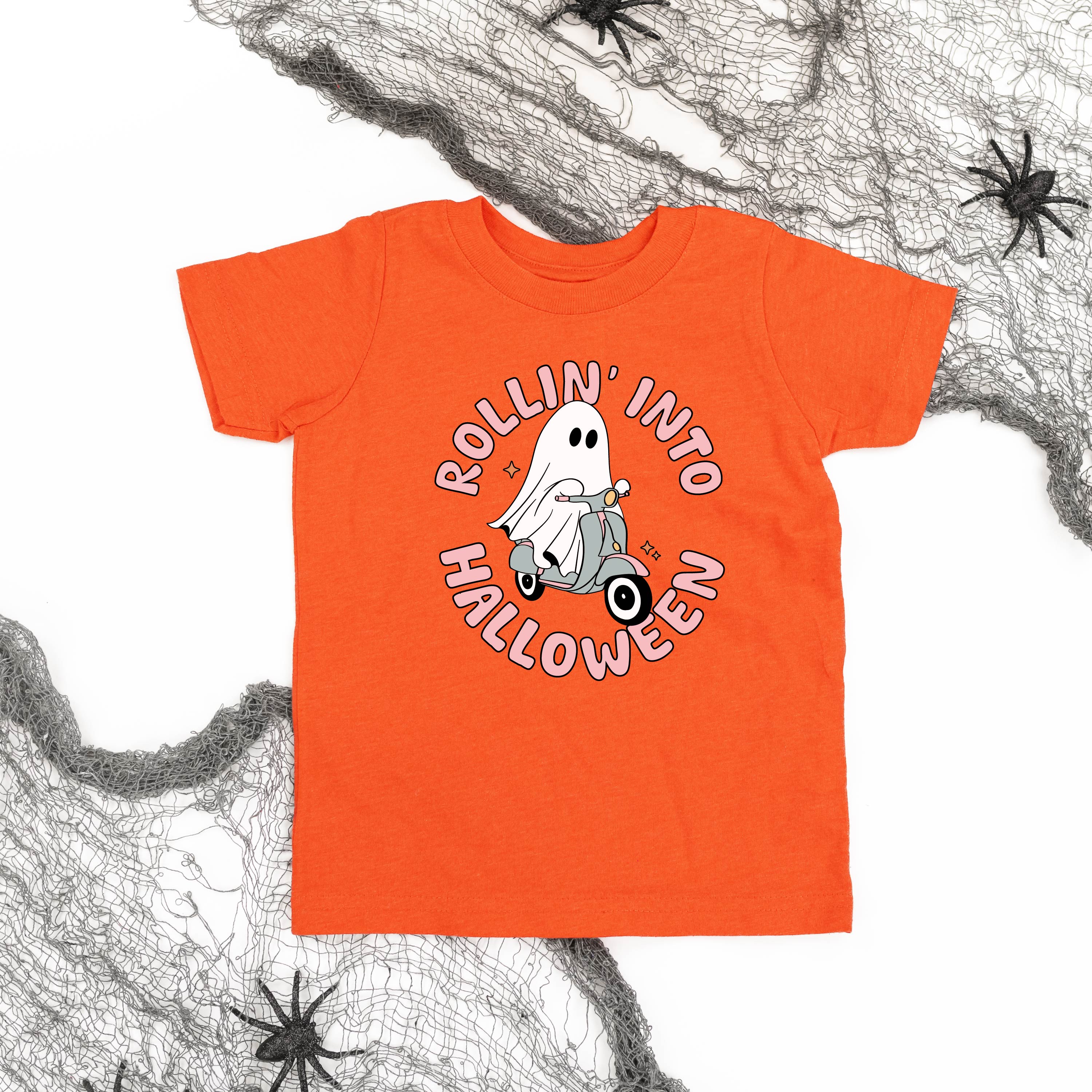 Rollin' Into Halloween - Short Sleeve Child Shirt Little Mama Shirt Shop