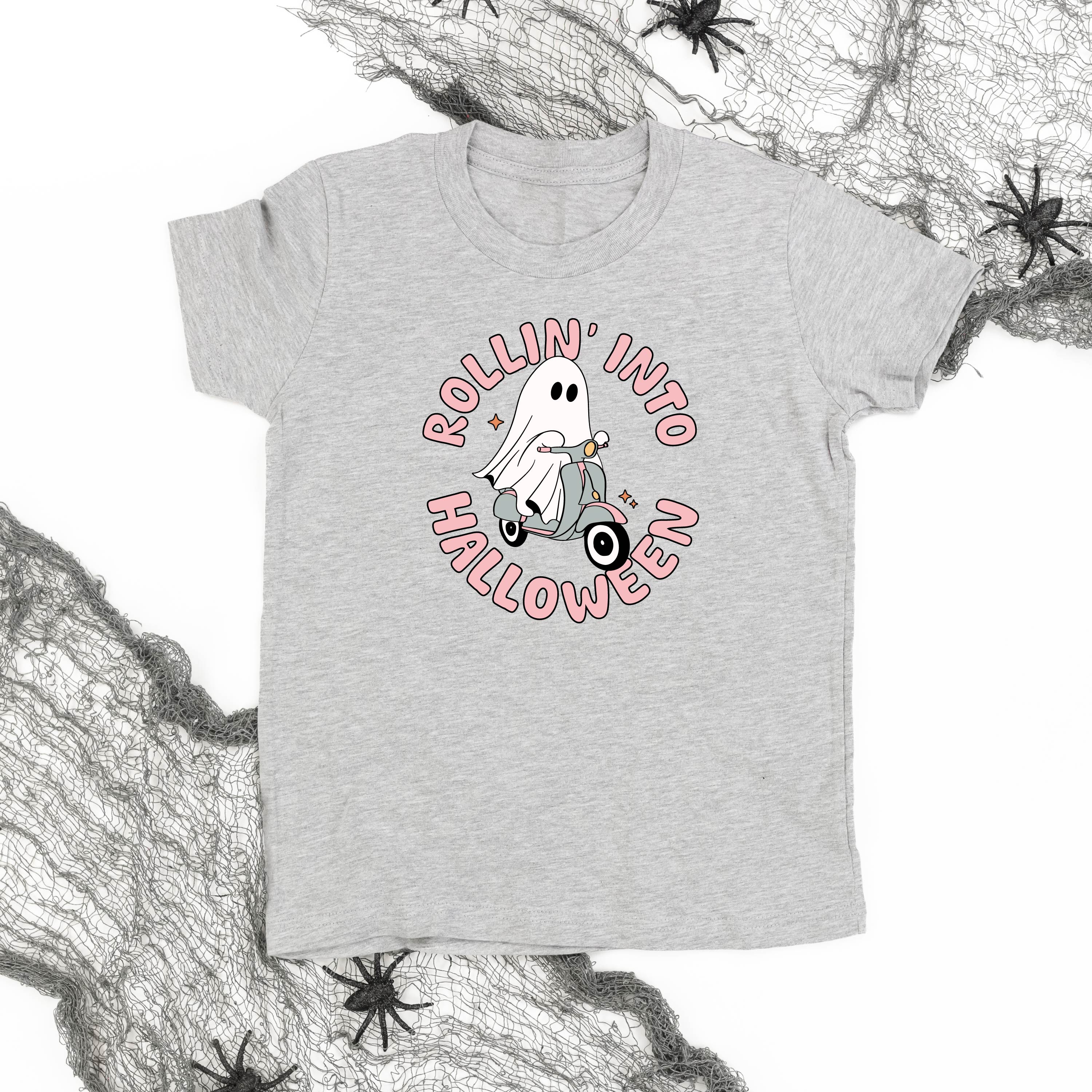 Rollin' Into Halloween - Short Sleeve Child Shirt Little Mama Shirt Shop