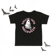 Rollin' Into Halloween - Short Sleeve Child Shirt Little Mama Shirt Shop