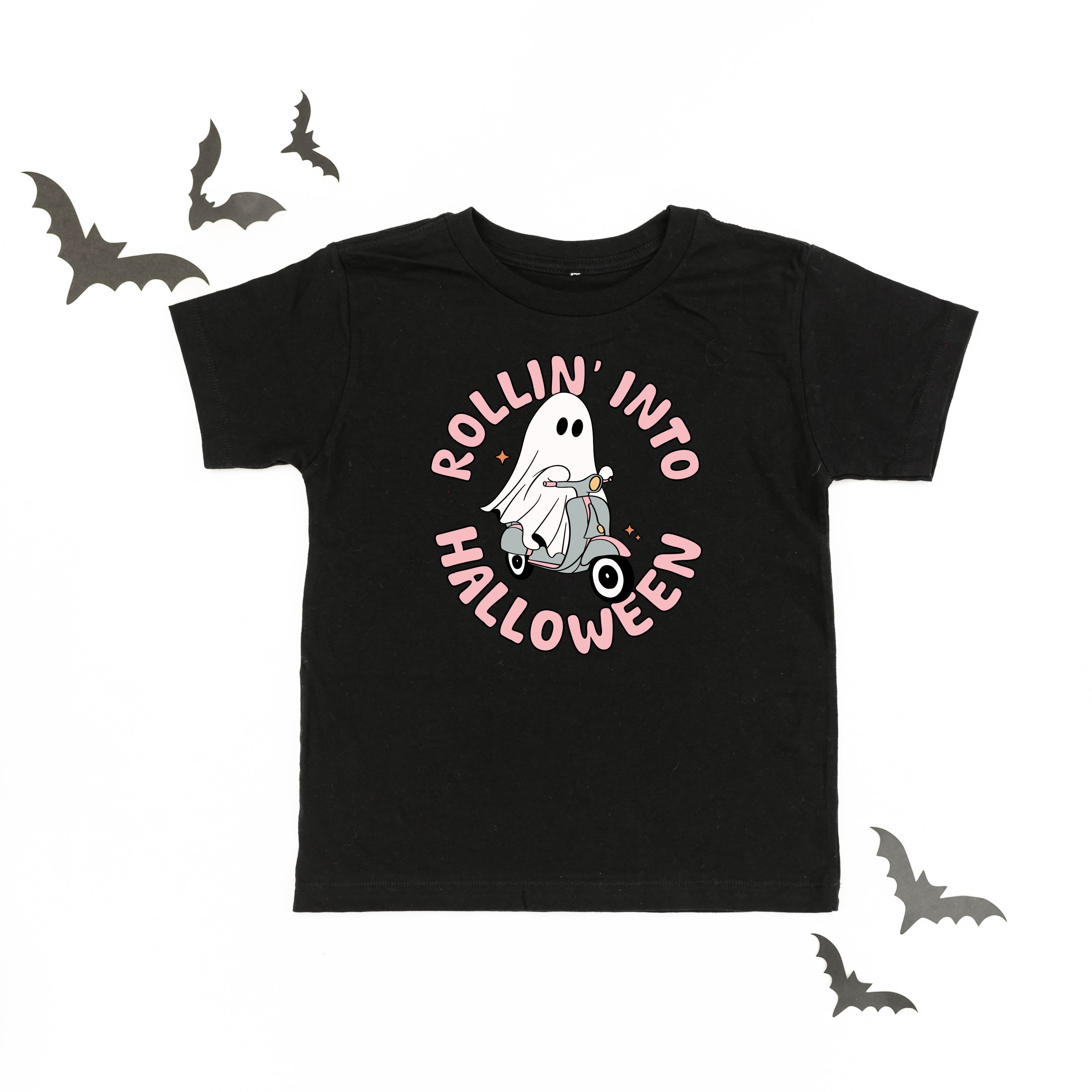 Rollin' Into Halloween - Short Sleeve Child Shirt Little Mama Shirt Shop