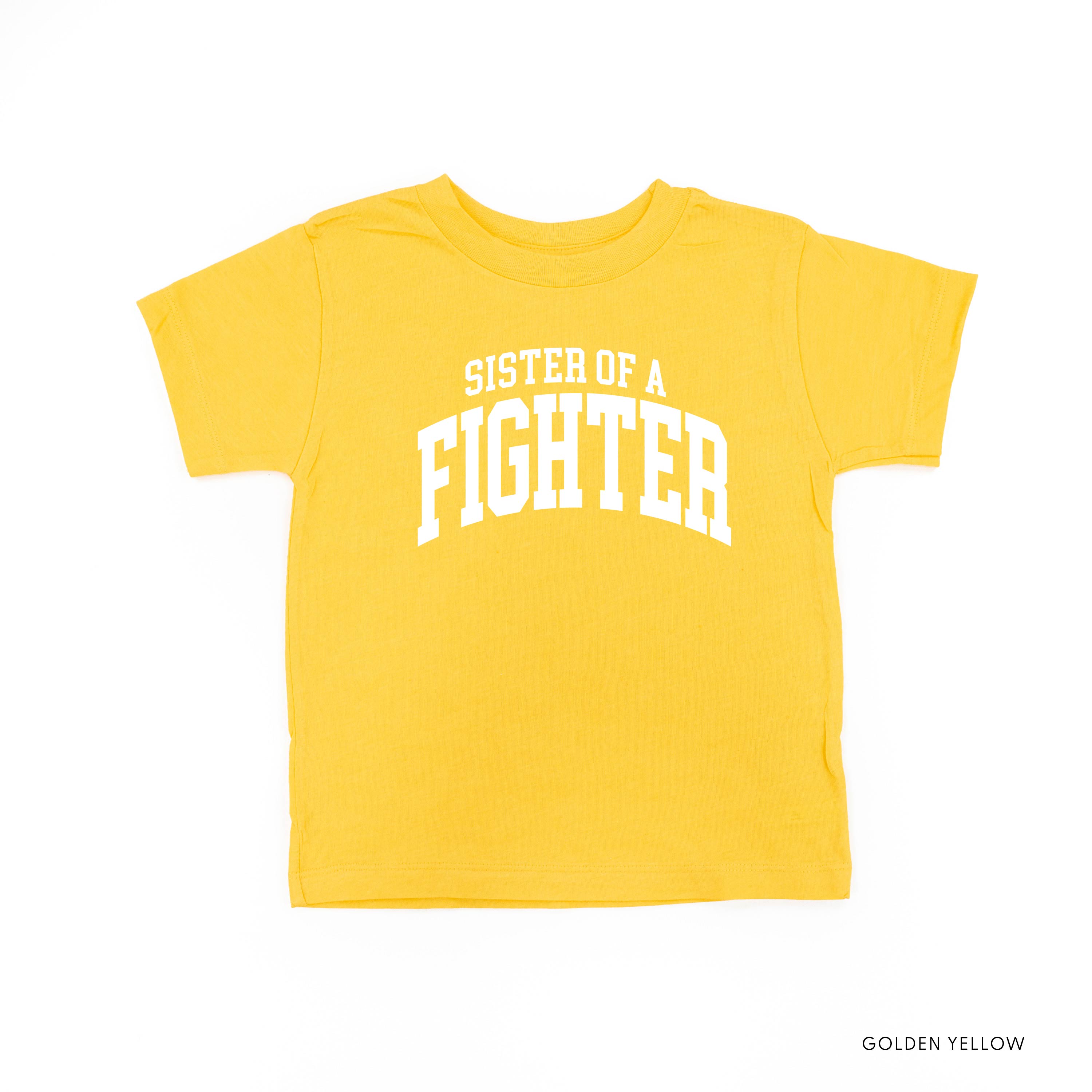 Sister of a Fighter - Varsity - Child Tee Little Mama Shirt Shop
