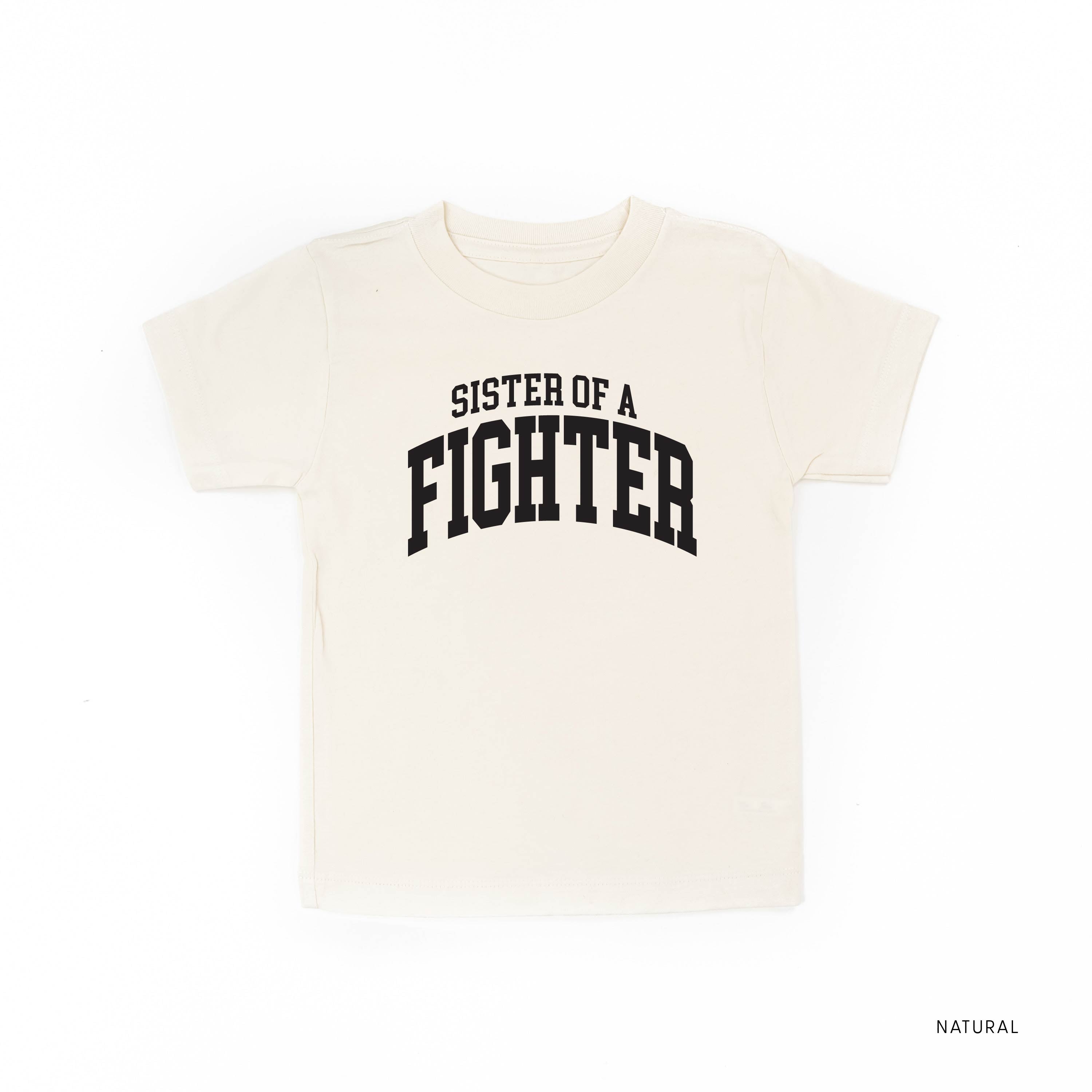 Sister of a Fighter - Varsity - Child Tee Little Mama Shirt Shop