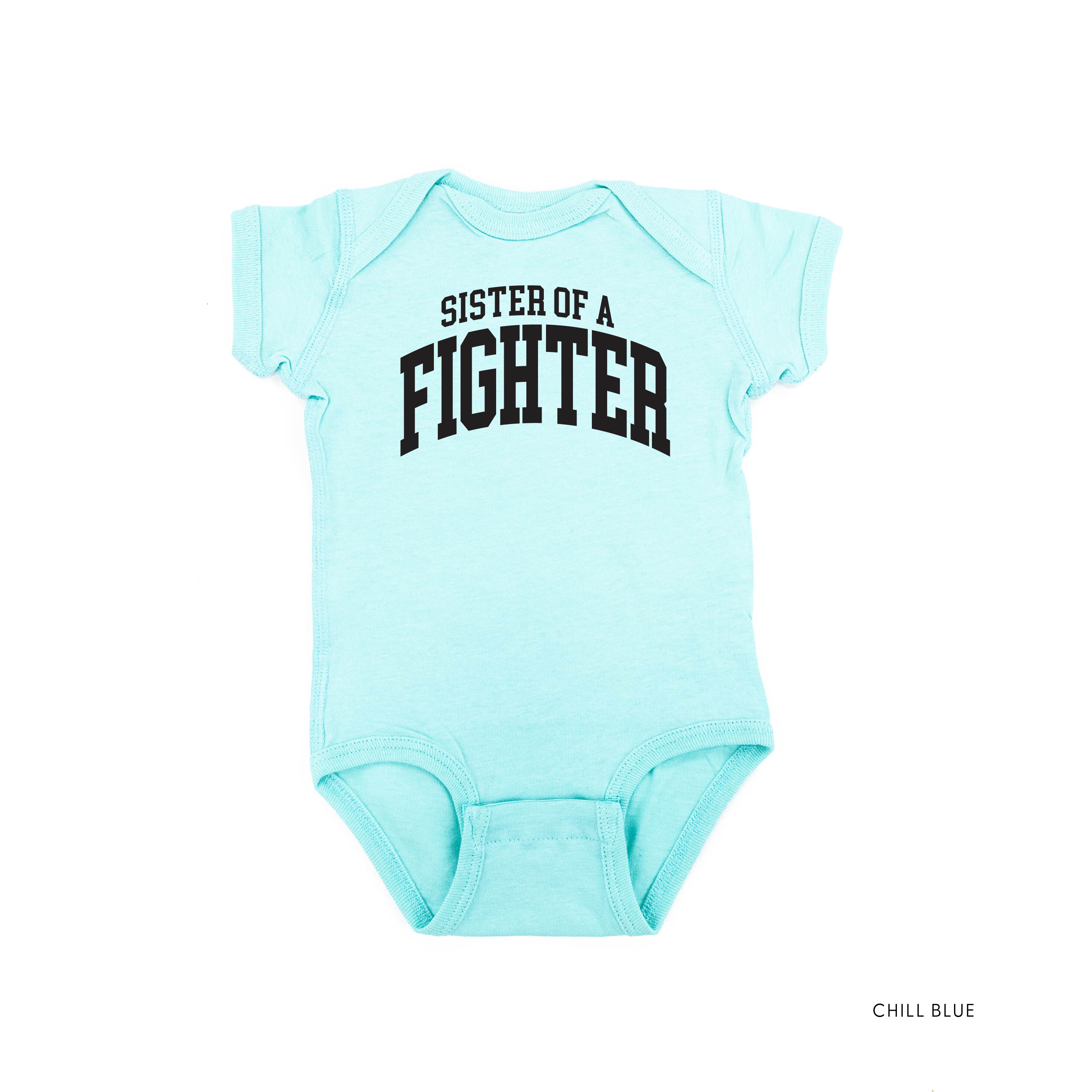 Sister of a Fighter - Varsity - Child Tee Little Mama Shirt Shop