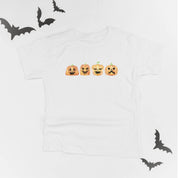 Watercolor Jack-o'-lanterns - Short Sleeve Child Shirt Little Mama Shirt Shop