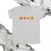 Watercolor Jack-o'-lanterns - Short Sleeve Child Shirt Little Mama Shirt Shop