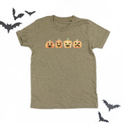 Watercolor Jack-o'-lanterns - Short Sleeve Child Shirt Little Mama Shirt Shop