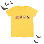 Watercolor Jack-o'-lanterns - Short Sleeve Child Shirt Little Mama Shirt Shop