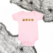 Watercolor Jack-o'-lanterns - Short Sleeve Child Shirt Little Mama Shirt Shop
