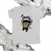 Vampire Drippy Mouth - Short Sleeve Child Shirt Little Mama Shirt Shop
