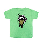 Vampire Drippy Mouth - Short Sleeve Child Shirt Little Mama Shirt Shop