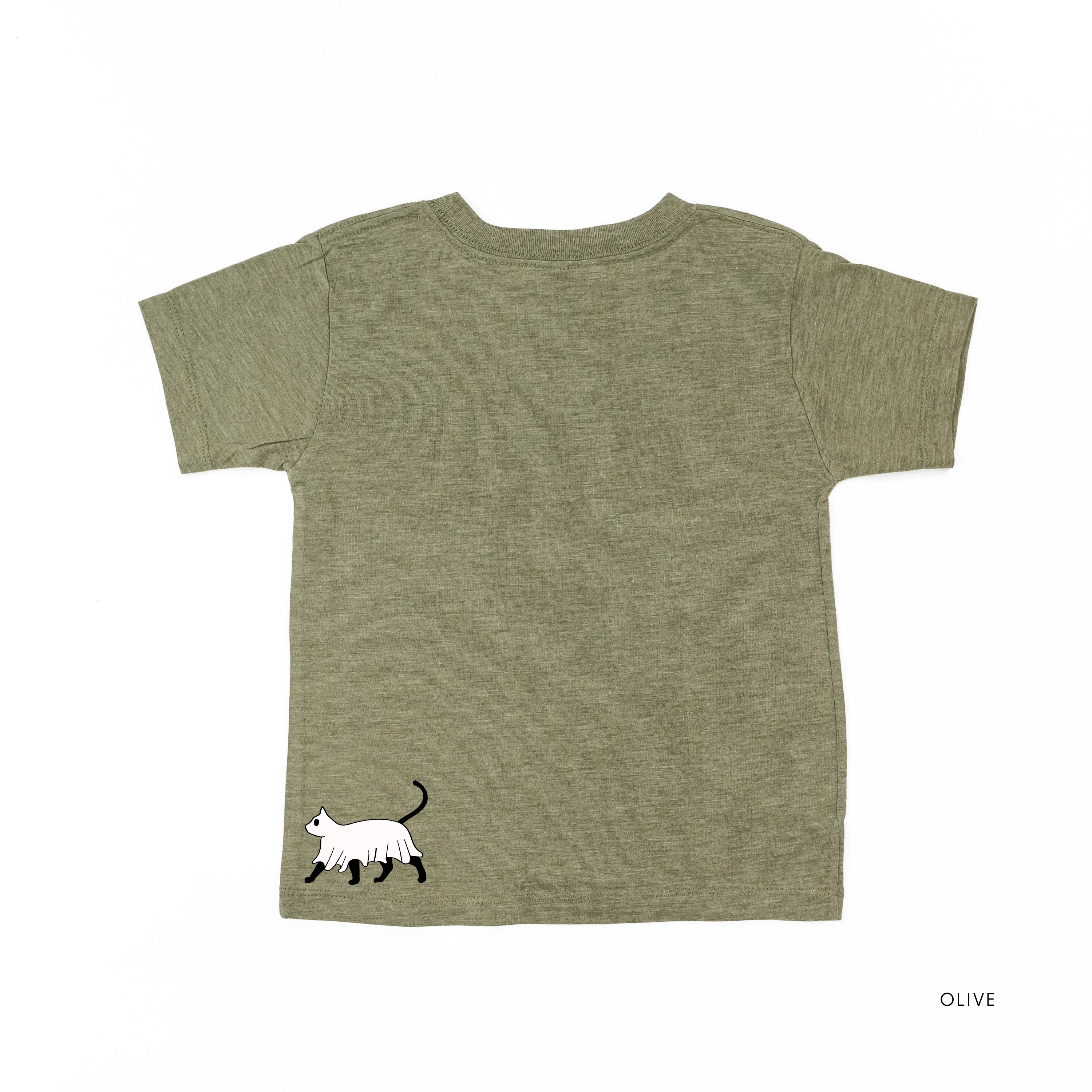 You're Freakin' Meowt! (with lower back detail) - Short Sleeve Child Shirt Little Mama Shirt Shop