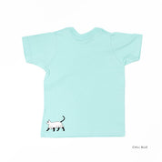 You're Freakin' Meowt! (with lower back detail) - Short Sleeve Child Shirt Little Mama Shirt Shop