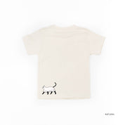 You're Freakin' Meowt! (with lower back detail) - Short Sleeve Child Shirt Little Mama Shirt Shop