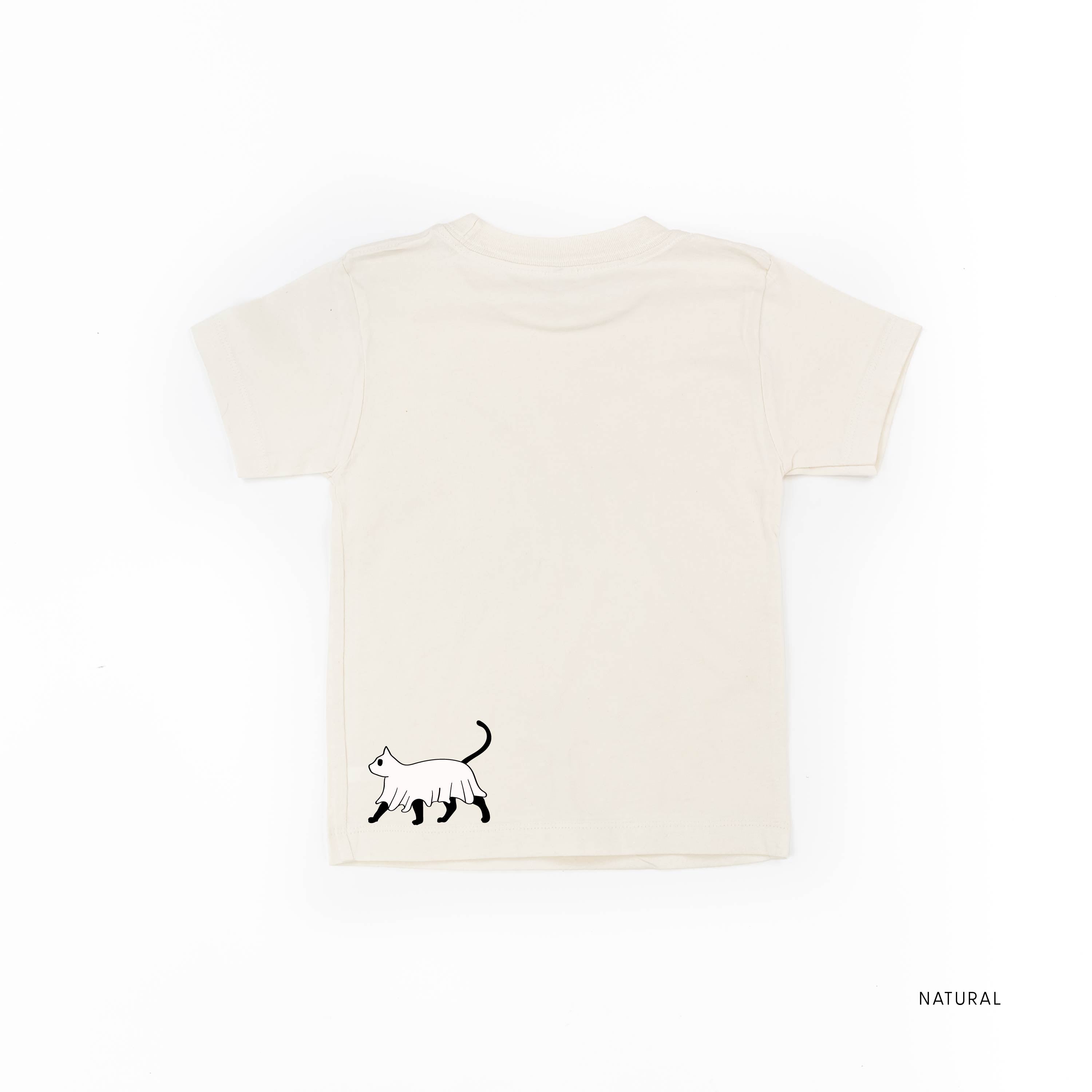 You're Freakin' Meowt! (with lower back detail) - Short Sleeve Child Shirt Little Mama Shirt Shop