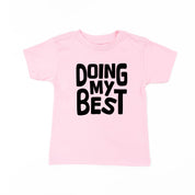 Doing My Best - Short Sleeve Child Shirt Little Mama Shirt Shop