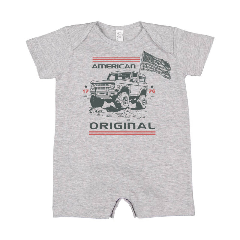 Bronco - American Original - Short Sleeve / Shorts - One Piece Baby Romper