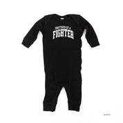 Brother of a Fighter - Varsity - Baby Sleeper Little Mama Shirt Shop