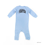 Brother of a Fighter - Varsity - Baby Sleeper Little Mama Shirt Shop