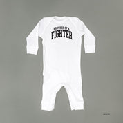 Brother of a Fighter - Varsity - Baby Sleeper Little Mama Shirt Shop