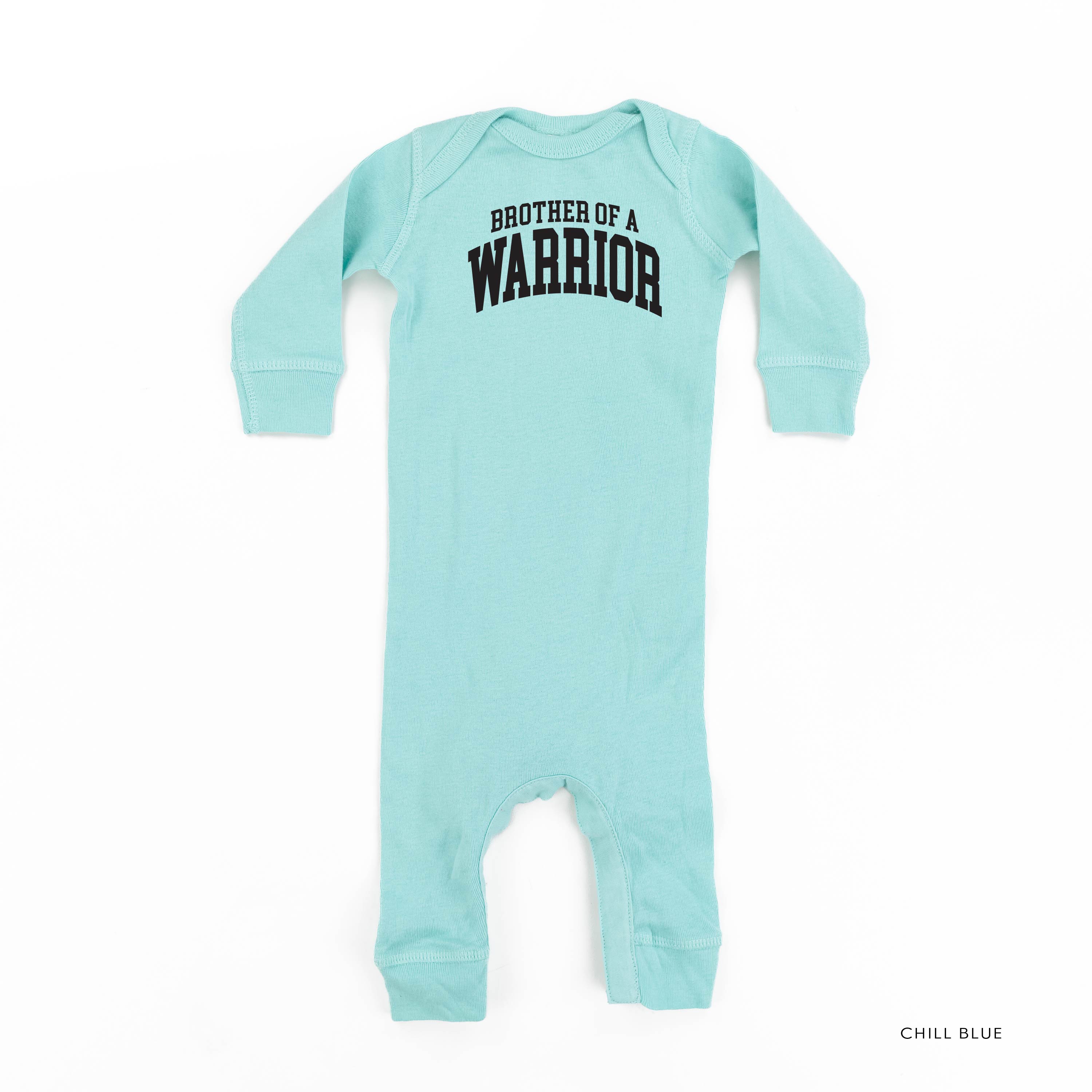 Brother of a Warrior - Varsity - Baby Sleeper Little Mama Shirt Shop