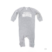 Brother of a Warrior - Varsity - Baby Sleeper Little Mama Shirt Shop