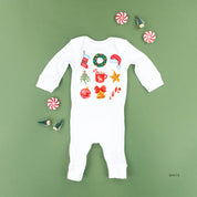 Classic Watercolor Christmas - Baby Sleeper Little Mama Shirt Shop