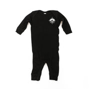 Fishing Compass - Fishing Scene (pf&b) - Baby Sleeper Little Mama Shirt Shop