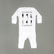 Good Things Come to Those Who Bait - Baby Sleeper Little Mama Shirt Shop