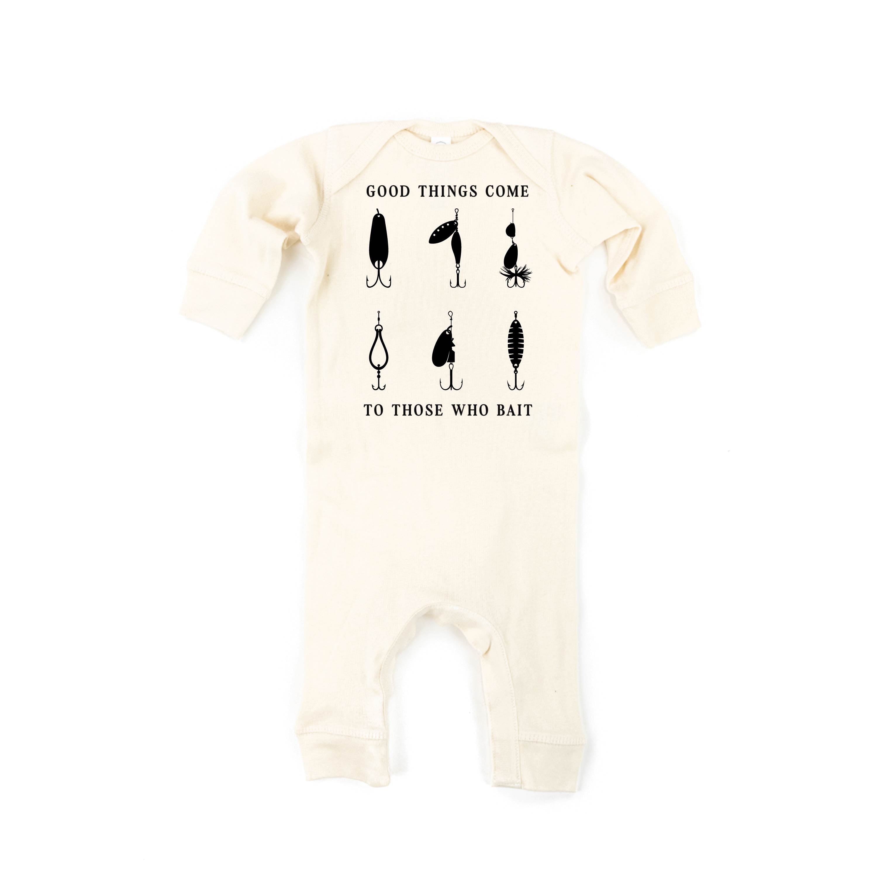 Good Things Come to Those Who Bait - Baby Sleeper Little Mama Shirt Shop