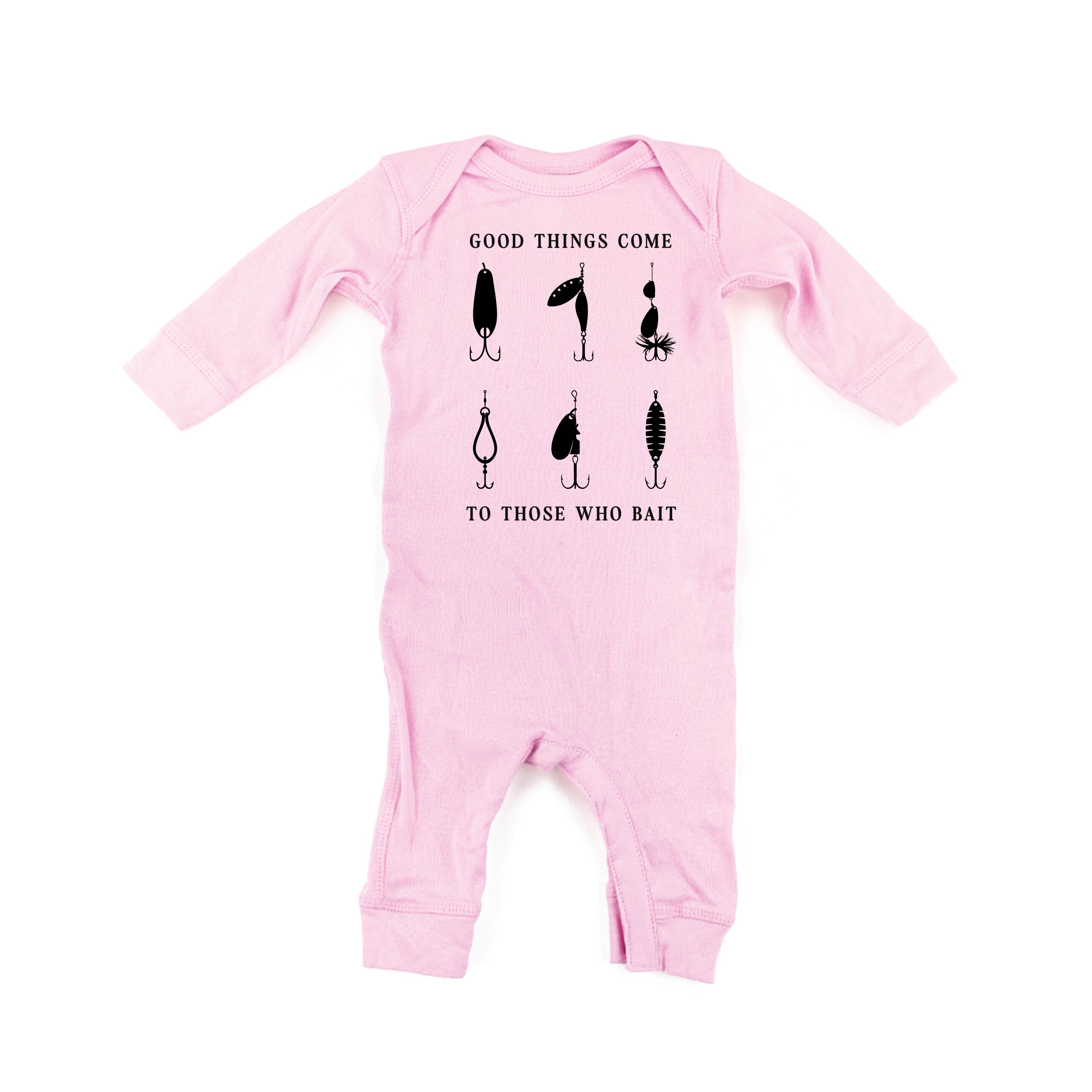 Good Things Come to Those Who Bait - Baby Sleeper Little Mama Shirt Shop