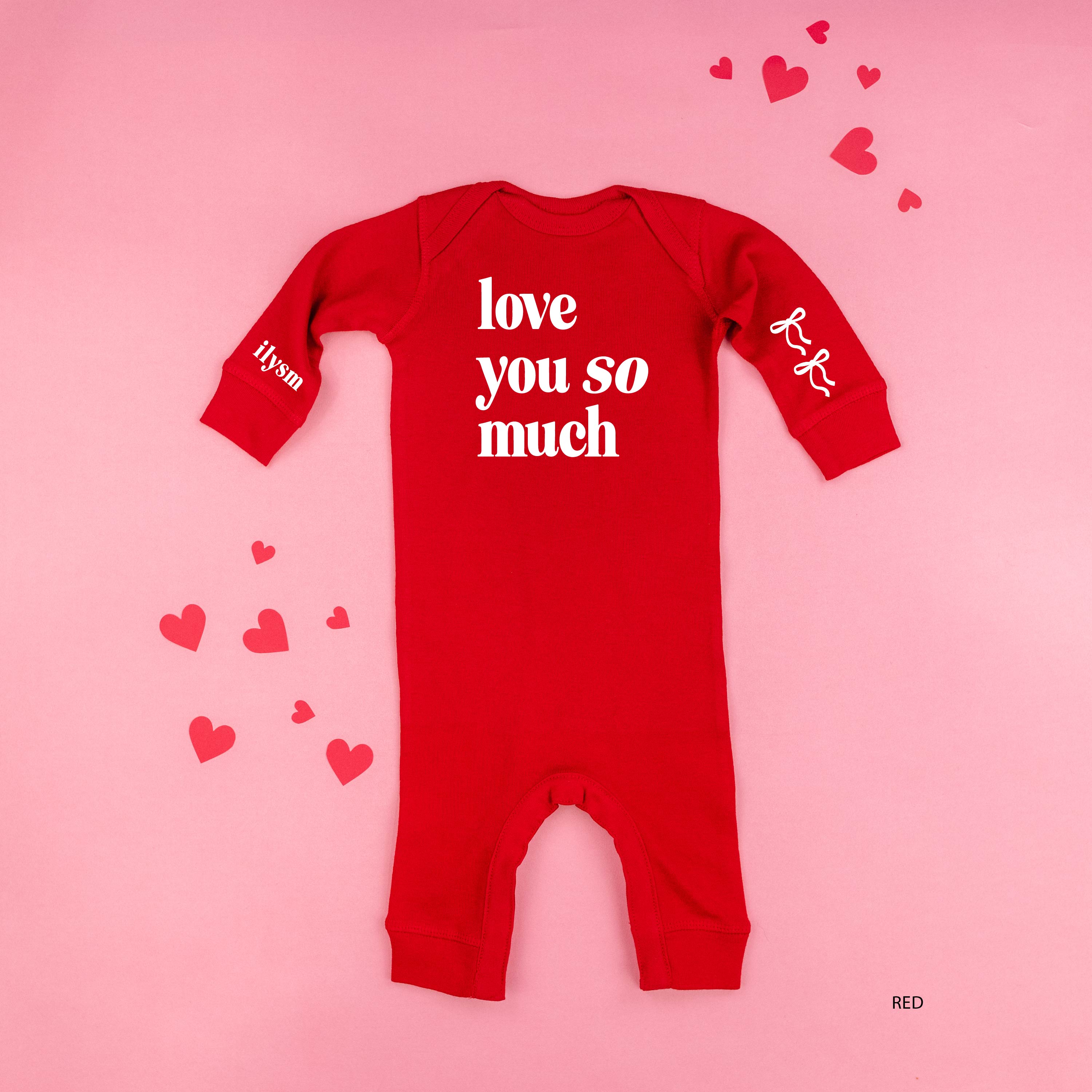 Love You So Much - ILYSM (w&sd) - Baby Sleeper Little Mama Shirt Shop